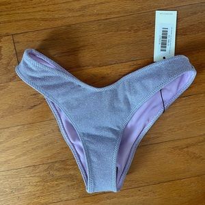 Montce xs Lulu bikini bottom in lilac sparkle